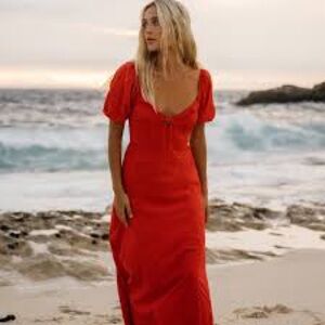 Billabong Red Maxi Dress